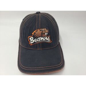 Oregon State University Beavers Strapback Adjustable Hat Cap Cotton NCAA Black